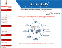 Tablet Screenshot of exportems.com